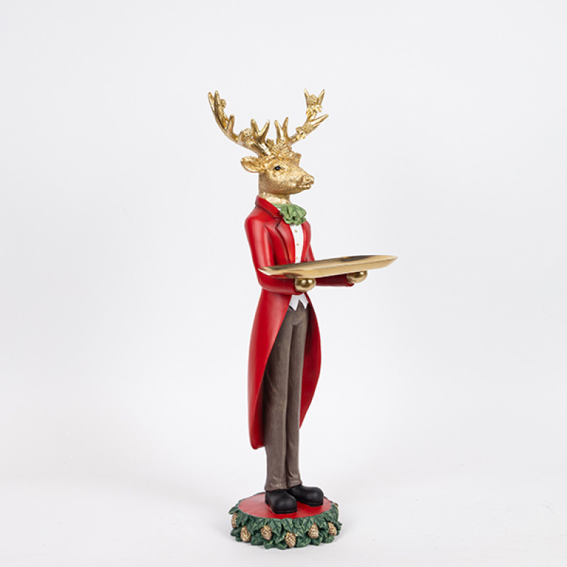 ΕΛΑΦΙ ΜΕ ΠΙΑΤΕΛΑ, ΚΑΙ ΣΤΟΛΙΣΜΕΝΑ ΚΕΡΑΤΑ, ΠΟΛΥΡΕΖΙΝ, 19x61cm