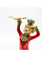 ΜΑΙΜΟΥΔΙΤΣΑ ΜΕ ΠΙΑΤΕΛΑ, ΚΟΚΚΙΝΟ, ΠΟΛΥΡΕΖΙΝ, 27.5x27.2cm