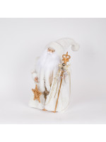 ΑΗ ΒΑΣΙΛΗΣ ΜΕ ΛΕΥΚΗ ΓΟΥΝΑ ΚΑΙ ΧΡΥΣΟ ΣΚΗΠΤΡΟ, 46cm