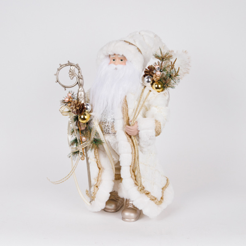 ΑΗ ΒΑΣΙΛΗΣ ΜΕ ΛΕΥΚΗ ΓΟΥΝΙΝΗ ΚΑΠΑ, 46CM