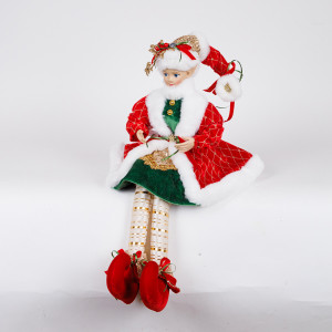 ΑΡΛΕΚΙΝΟΣ ΜΕ ΚΟΚΚΙΝΗ ΚΑΠΑ ΚΑΙ ΠΡΑΣΙΝΗ ΦΟΡΕΣΙΑ, 61cm