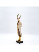 ΤΑΡΑΝΔΟΣ ΠΟΛΥΡΕΖΙΝ, ΜΕ ΣΜΟΚΙΝ ΚΑΙ ΜΠΑΣΤΟΥΝΙ, 31cm