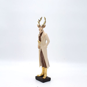 ΤΑΡΑΝΔΟΣ ΠΟΛΥΡΕΖΙΝ, ΜΕ ΣΜΟΚΙΝ ΚΑΙ ΜΠΑΣΤΟΥΝΙ, 31cm