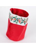 ΚΑΛΑΘΑΚΙ ΜΕ ΓΚΙ, ΚΟΚΚΙΝΟ ΒΕΛΟΥΔΟ, 15x20cm