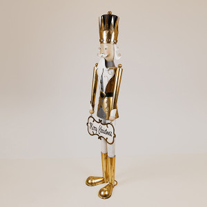 ΚΑΡΥΟΘΡΑΥΣΤΗΣ ΜΕ ΠΙΝΑΚΙΔΑ, ΜΕΤΑΛΛΙΚΟΣ, ΧΡΥΣΟΣ, 27.30x27.95x165cm