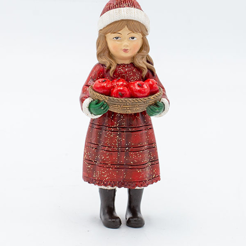 ΣΤΟΛΙΔΙ ΠΟΛΥΡΕΖΙΝ, ΚΟΡΙΤΣΑΚΙ ΜΕ ΜΗΛΑ, ΠΡΑΣΙΝΟ, 5.5x12cm