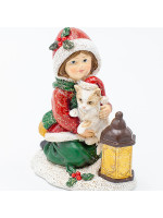 ΔΙΑΚΟΣΜΗΤΙΚΟ ΠΟΛΥΡΕΖΙΝ, ΚΟΡΙΤΣΑΚΙ ΜΕ ΓΑΤΟΥΛΑ, ΑΠΑΛΟ ΡΟΖ, 7.5x9cm