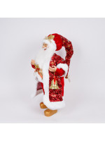 ΑΓΙΟΣ ΒΑΣΙΛΗΣ ΜΕ ΚΟΚΚΙΝΑ ΠΛΟΥΜΙΣΤΑ ΡΟΥΧΑ, 60cm