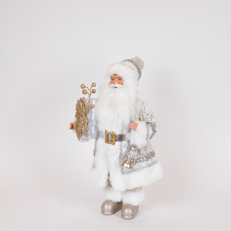 ΑΓΙΟΣ ΒΑΣΙΛΗΣ, ΑΣΗΜΙ ΧΡΥΣΟ, ΜΕ ΦΑΝΑΡΑΚΙ, 45cm