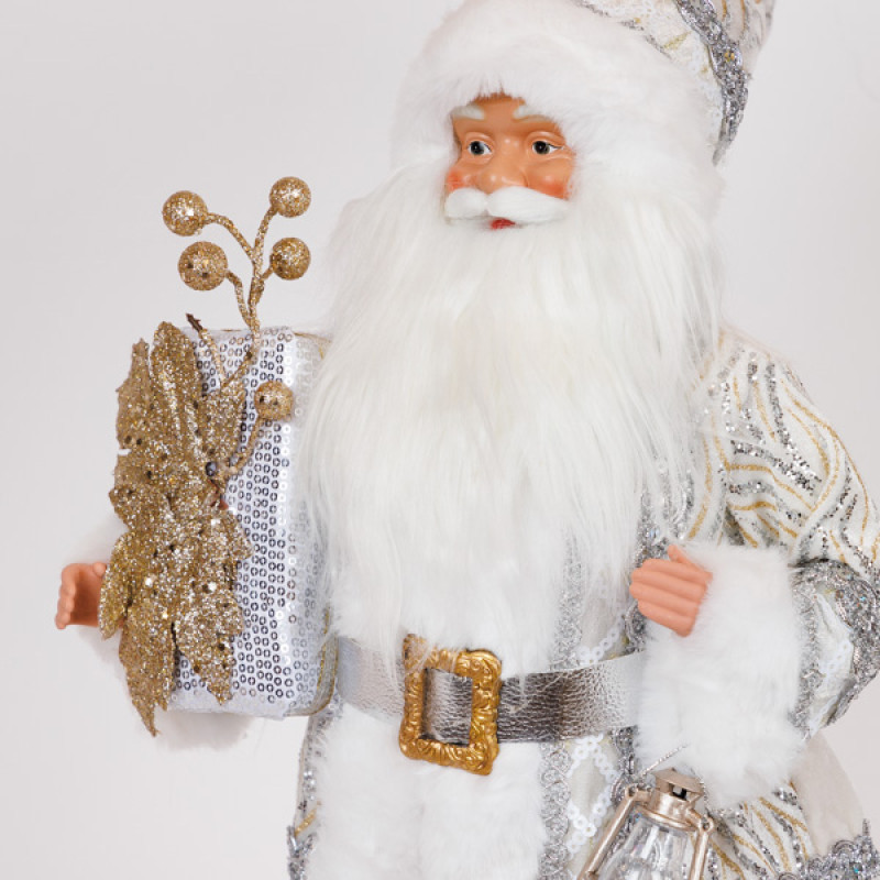 ΑΓΙΟΣ ΒΑΣΙΛΗΣ, ΑΣΗΜΙ ΧΡΥΣΟ, ΜΕ ΦΑΝΑΡΑΚΙ, 45cm