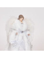 ΝΕΡΑΙΔΑ, ΜΕ ΛΕΥΚΟ ΦΟΡΕΜΑ ΚΑΙ ΧΙΟΝΟΝΙΦΑΔΕΣ, 30cm