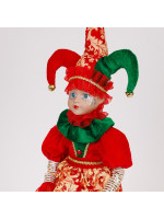 ΑΡΛΕΚΙΝΟΣ ΜΕ ΠΛΟΥΜΙΣΤΗ ΦΟΥΣΤΑ, 53cm