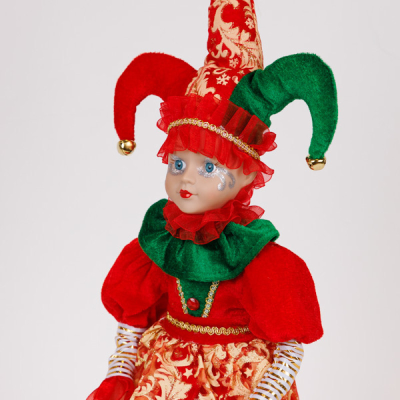 ΑΡΛΕΚΙΝΟΣ ΜΕ ΠΛΟΥΜΙΣΤΗ ΦΟΥΣΤΑ, 53cm