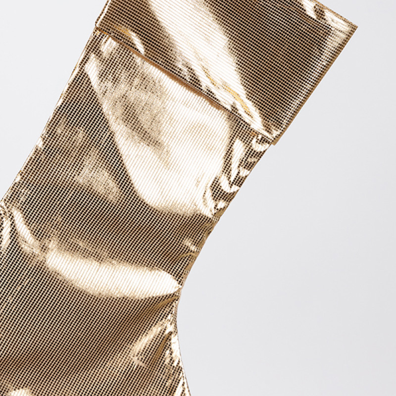 ΚΑΛΤΣΑ, ΜΕΤΑΛΛΙΚΟ ΧΡΥΣΟ, 49cm