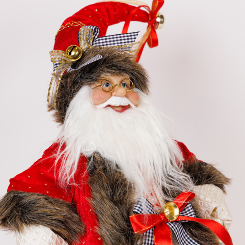 ΑΗ ΒΑΣΙΛΗΣ ΜΕΚΟΚΚΙΝΟ ΚΑΙ ΜΑΥΡΟ ΚΑΡΟ ΡΟΥΧΟ, 46cm