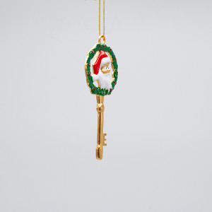 ΣΤΟΛΙΔΙ ΚΛΕΙΔΙ ΜΕ ΑΗ ΒΑΣΙΛΗ, ΧΡΥΣΟ, 9x4cm