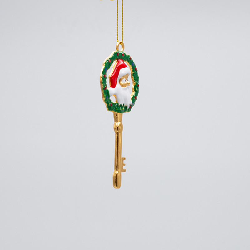 ΣΤΟΛΙΔΙ ΚΛΕΙΔΙ ΜΕ ΑΗ ΒΑΣΙΛΗ, ΧΡΥΣΟ, 9x4cm