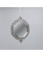 ΣΤΟΛΙΔΙ ΚΡΕΜΑΣΤΟ, VINTAGE ΚΑΘΡΕΦΤΗΣ, ΔΙΑΜΑΝΤΙ ΑΣΗΜΙ,15.5x12cm