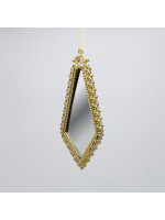 ΣΤΟΛΙΔΙ ΚΡΕΜΑΣΤΟ, VINTAGE ΚΑΘΡΕΦΤΗΣ, ΣΤΑΓΟΝΑ, ΧΡΥΣΟ, 19x8cm