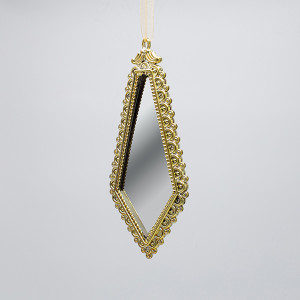 ΣΤΟΛΙΔΙ ΚΡΕΜΑΣΤΟ, VINTAGE ΚΑΘΡΕΦΤΗΣ, ΣΤΑΓΟΝΑ, ΧΡΥΣΟ, 19x8cm