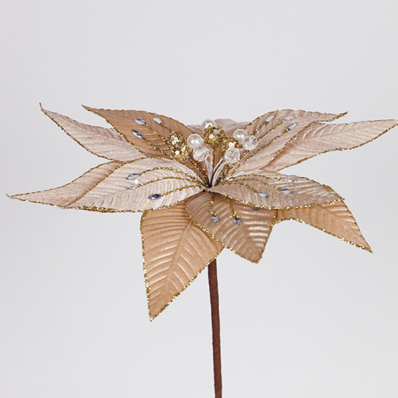 ΛΟΥΛΟΥΔΙ ΒΕΛΟΥΔΙΝΟ, ΣΑΜΠΑΝΙ, ΜΕ ΧΑΝΤΡΕΣ, 33x46cm