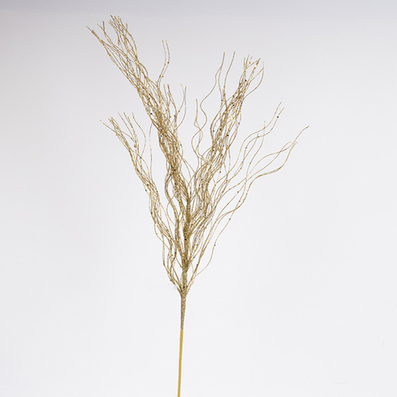 ΚΛΑΔΙ ΚΥΜΑΤΙΣΤΟ, ΧΡΥΣΟ, 83cm