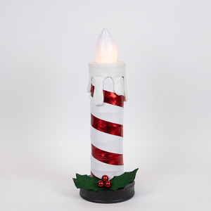 ΚΕΡΙ ΠΤΥΣΟΜΕΝΟ ΜΕ ΚΙΝΟΥΜΕΝΗ ΦΛΟΓΑ, CANDY, ΜΠΑΤΑΡΙΑΣ, 60cm