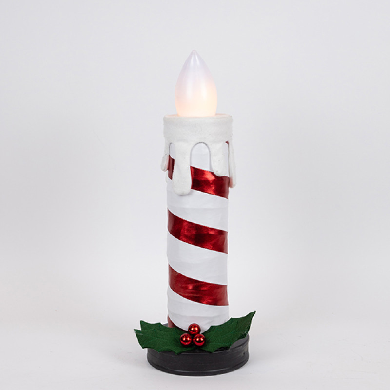 ΚΕΡΙ ΠΤΥΣΟΜΕΝΟ ΜΕ ΚΙΝΟΥΜΕΝΗ ΦΛΟΓΑ, CANDY, ΜΠΑΤΑΡΙΑΣ, 60cm