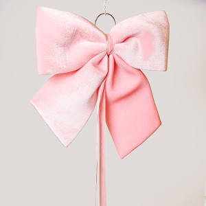 ΦΙΟΓΚΟΣ, ΒΕΛΟΥΔΙΝΟΣ ΡΟΖ, ΜΕ ΚΟΡΔΕΛΑ, 44cm