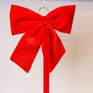 ΦΙΟΓΚΟΣ, ΒΕΛΟΥΔΙΝΟΣ ΚΟΚΚΙΝΟΣ, ΜΕ ΚΟΡΔΕΛΑ, 44cm