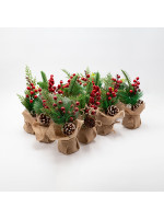 DISPLAY BOX, ΓΛΑΣΤΡΑΚΙΑ ΜΕ ΛΙΝΑΤΣΑ, 3 ΣΧΕΔΙΑ, 12ΤΜΧ, 22cm