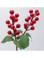 ΠΙΚΑΚΙ ΜΕ ΚΟΚΚΙΝΑ BERRIES ΚΑΙ ΠΡΑΣΙΝΑ ΦΥΛΛΑ, 30cm