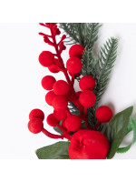 ΠΙΚΑΚΙ ΜΕ ΒΕΛΟΥΔΙΝΑ ΚΟΚΚΙΝΑ BERRIES, 25cm