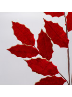 ΚΛΑΔΙ ΜΕ ΚΟΚΚΙΝΑ ΒΕΛΟΥΔΙΝΑ ΦΥΛΛΑ ΓΚΙ, 87cm