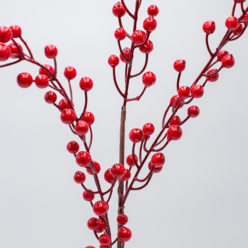 ΚΛΑΔΙ ΜΕ ΚΟΚΚΙΝΑ BERRIES, 86cm