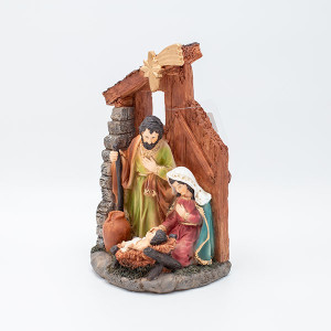 ΘΕΙΑ ΓΕΝΝΗΣΗ ΜΕ ΣΠΙΤΑΚΙ,  14x11.5x24.5cm