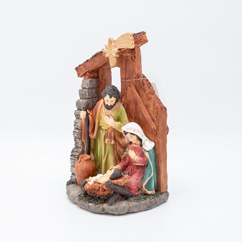 ΘΕΙΑ ΓΕΝΝΗΣΗ ΜΕ ΣΠΙΤΑΚΙ,  14x11.5x24.5cm