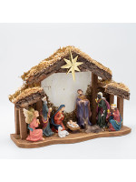 ΦΑΤΝΗ ΜΕ 9 ΦΙΓΟΥΡΕΣ ΚΑΙ ΑΣΤΕΡΙ ΤΗΣ ΒΗΘΛΕΕΜ, 35x12x25cm