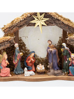 ΦΑΤΝΗ ΜΕ 9 ΦΙΓΟΥΡΕΣ ΚΑΙ ΑΣΤΕΡΙ ΤΗΣ ΒΗΘΛΕΕΜ, 35x12x25cm