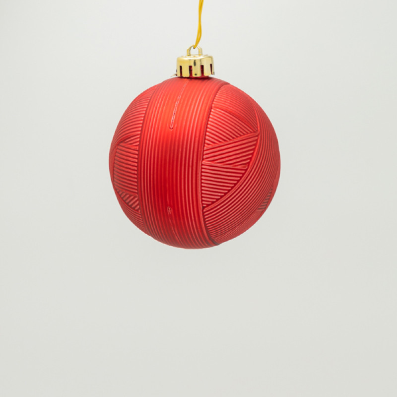 ΠΛΑΣΤΙΚΗ ΜΠΑΛΑ, ΚΟΚΚΙΝΗ ΜΕ ΕΦΕ ΠΛΕΞΗΣ, ΣΕΤ 6ΤΜΧ, 8cm