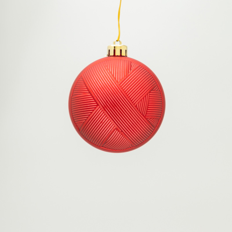 ΠΛΑΣΤΙΚΗ ΜΠΑΛΑ, ΚΟΚΚΙΝΗ ΜΕ ΕΦΕ ΠΛΕΞΗΣ, ΣΕΤ 6ΤΜΧ, 8cm