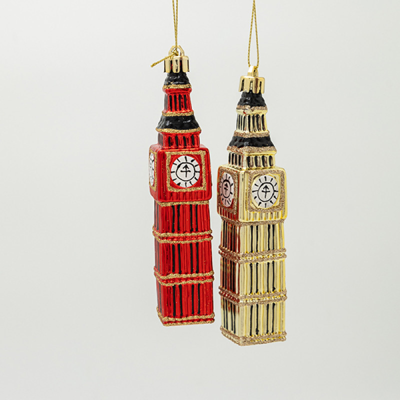 ΠΛΑΣΤΙΚΟ ΣΤΟΛΙΔΙ, BIG BEN, ΚΟΚΚΙΝΟ, 13.5cm