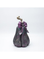 ΠΟΛΥΡΕΖΙΝ ΚΟΛΟΚΥΘΑ ΜΕ ΜΩΒ ΦΙΟΓΚΟ, HALLOWEEN, 15x14x26cm