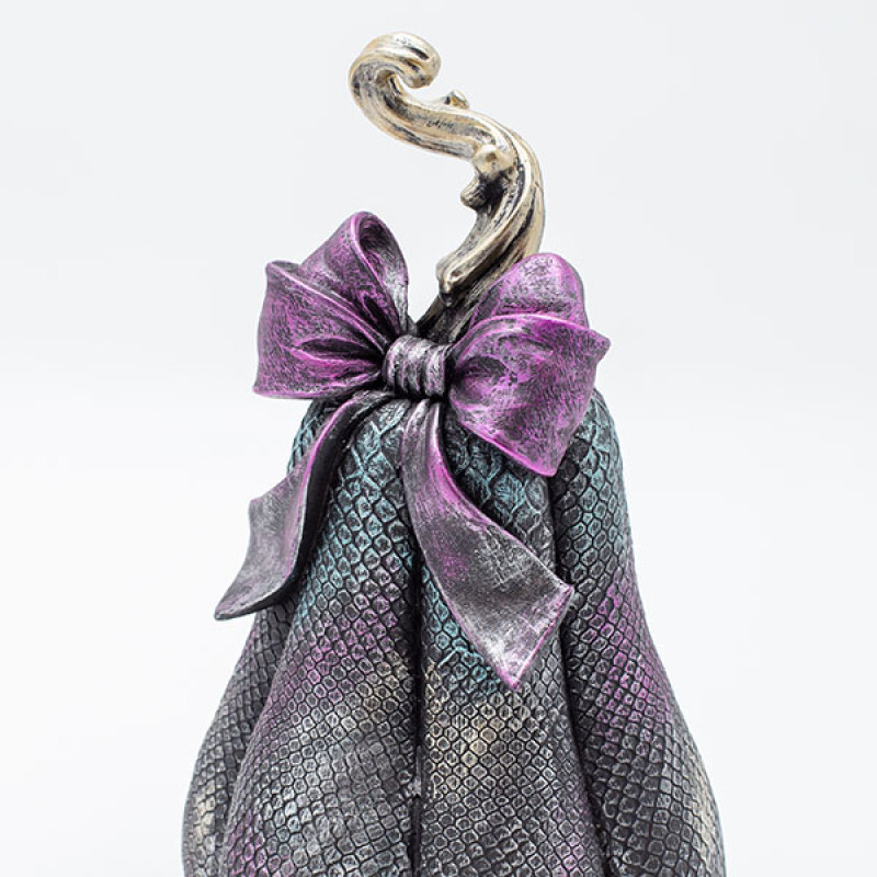 ΠΟΛΥΡΕΖΙΝ ΚΟΛΟΚΥΘΑ ΜΕ ΜΩΒ ΦΙΟΓΚΟ, HALLOWEEN, 15x14x26cm