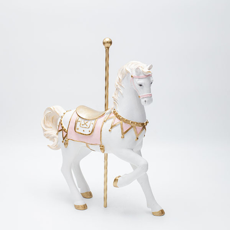 ΠΟΛΥΡΕΖΙΝ ΑΛΟΓΑΚΙ ΚΑΡΟΥΖΕΛ, ΡΟΖ, 25.5x30cm