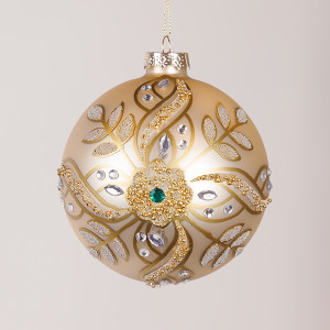 ΓΥΑΛΙΝΗ ΜΠΑΛΑ, ΚΟΚΚΙΝΗ ΣΑΜΠΑΝΙ, ΜΕ ΧΑΝΤΡΕΣ ΚΑΙ GLITTER,  ΣΕΤ 2ΤΜΧ, 10cm