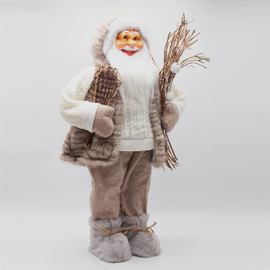 ΑΓΙΟΣ ΒΑΣΙΛΗΣ, ΜΕ ΜΠΕΖ ΓΟΥΝΑ ΚΑΙ ΠΑΓΟΠΕΔΙΛΑ, 60cm