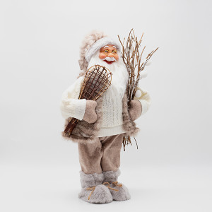 ΑΓΙΟΣ ΒΑΣΙΛΗΣ, ΜΕ ΜΠΕΖ ΓΟΥΝΑ ΚΑΙ ΠΑΓΟΠΕΔΙΛΑ, 45cm