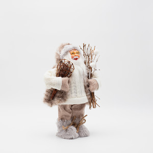 ΑΓΙΟΣ ΒΑΣΙΛΗΣ, ΜΕ ΜΠΕΖ ΓΟΥΝΑ ΚΑΙ ΠΑΓΟΠΕΔΙΛΑ, 30cm