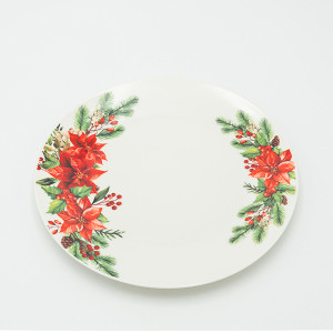 ΠΙΑΤΕΛΑ ΜΕ ΣΠΑΤΟΥΛΑ ΜΕ ΚΟΚΚΙΝΟ ΑΛΕΞΑΝΔΡΙΝΟ, 26.5cm